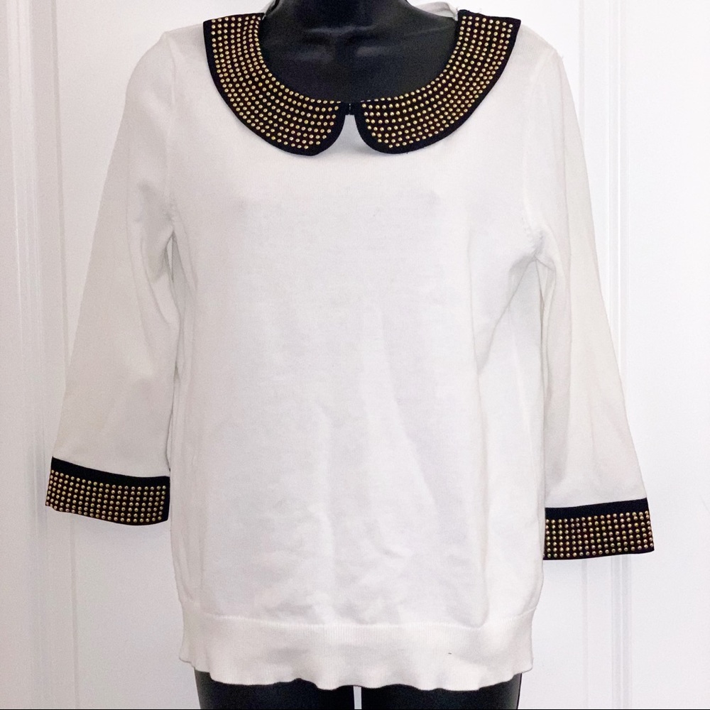 Nouveaux Crew Neck Long Sleeve Embroider  - M